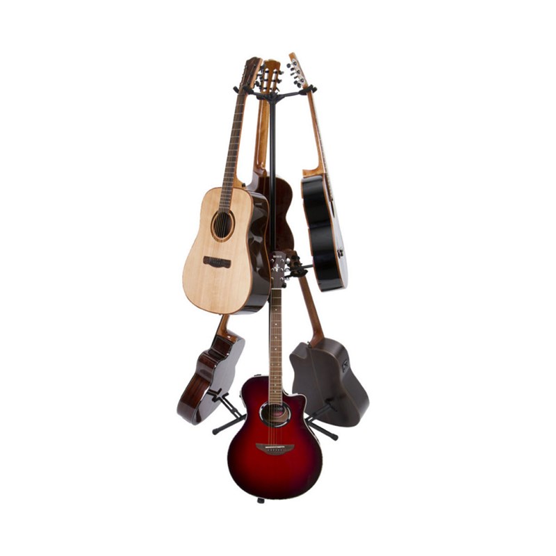 On-Stage GS7652B Six-Guitar Tripod Stand